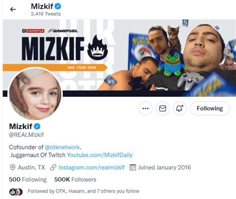 twitter mizkif|mizkif alt twitter.